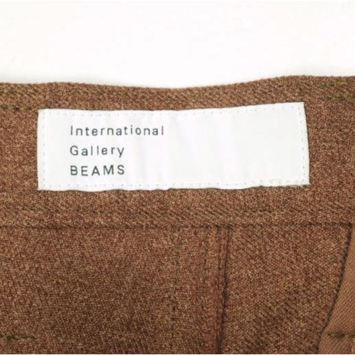 International Gallery BEAMS インターナショナルギャラリービームス 日本製 ストレッチフレアパンツ 23-23-0050-262 L BRICK IG ボトムス |  | 03