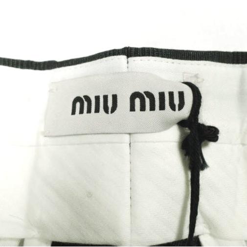 新品 MIU MIU ミュウミュウ トロピカルウール グレンチェックスラックス 2024年モデル DNA973 S000 17AG 44 CHARCOAL GRAY パンツ g26813 |  | 03