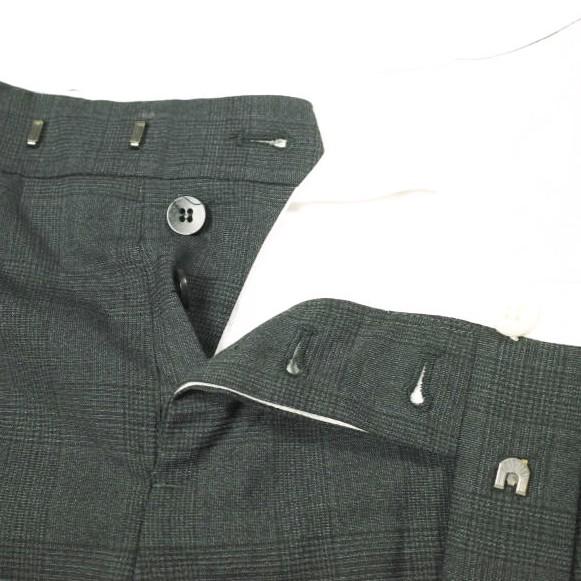 MIU MIU ミュウミュウ トロピカルウール グレンチェックスラックス 2023年モデル DNA973 11EG 44 CHARCOAL GRAY パンツ ボトムス g26815 |  | 04