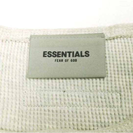 ESSENTIALS FEAR OF GOD エッセンシャルズ フィアオブゴッド Henley Neck Thermal ヘンリーネックサーマルカットソー S OATMEAL FOG 長袖 |  | 03