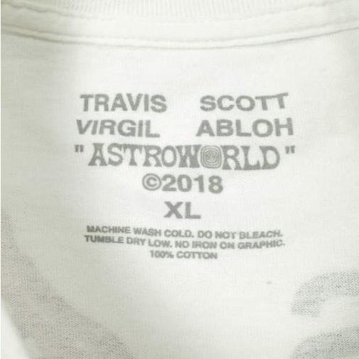 Travis Scott トラヴィス・スコット Virgil Abloh Astroworld Pocket Tee ヴァージル・アブロー アストロワールド Tシャツ XL WHITE 半袖 |  | 02