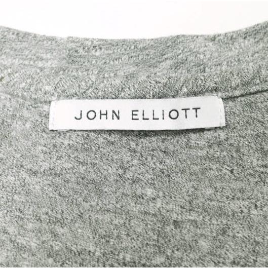 JOHN ELLIOTT ジョンエリオット アメリカ製 Basic Tee メランジUネックTシャツ 3 Gray 半袖 カットソー トップス g26830 |  | 02