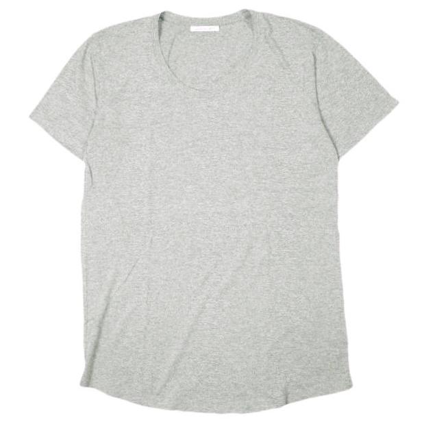 JOHN ELLIOTT ジョンエリオット アメリカ製 Basic Tee メランジUネックTシャツ 3 Gray 半袖 カットソー トップス g26831 | 