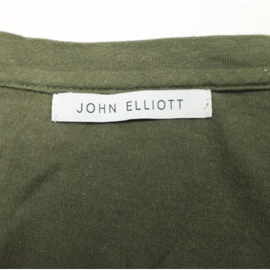 JOHN ELLIOTT ジョンエリオット アメリカ製 Basic Tee コットンモダール UネックTシャツ 3 Olive 半袖 カットソー トップス g26832 |  | 05