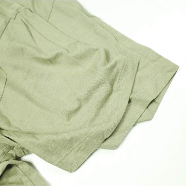 JOHN ELLIOTT ジョンエリオット アメリカ製 Basic Tee コットンモダール UネックTシャツ 3 Khaki 半袖 カットソー トップス g26833 |  | 03