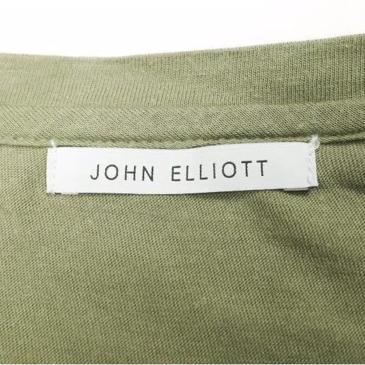 JOHN ELLIOTT ジョンエリオット アメリカ製 Basic Tee コットンモダール UネックTシャツ 3 Khaki 半袖 カットソー トップス g26833 |  | 05