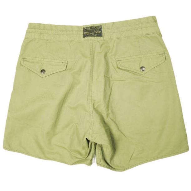 RRL ダブルアールエル コットンナイロンヘリンボーンステンシルショーツ 4700500168 32 OLIVE Double RL 381 ショートパンツ HBT ボトムス |  | 01