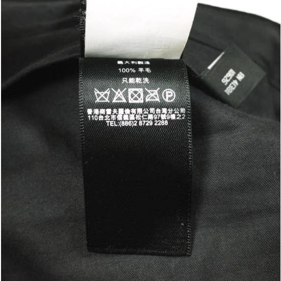 RALPH LAUREN BLACK LABEL ラルフローレンブラックレーベル ウールギャバジン サイドアジャスターノープリーツスラックス 30 BLACK パンツ |  | 07