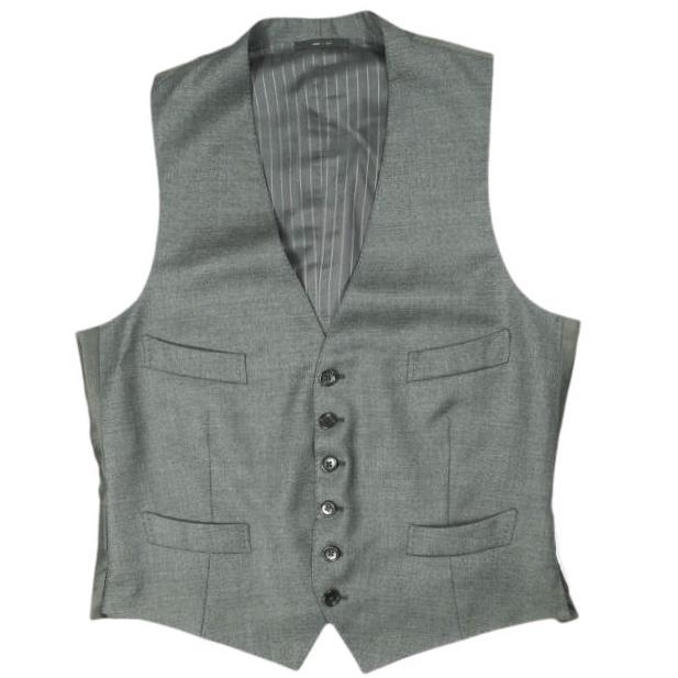 TOM FORD トムフォード SHELTON 3P SUIT シェルトン 3ピース スーツ 7-46R チャコールグレー セットアップ ジャケット＆ジレ＆スラックス |  | 03