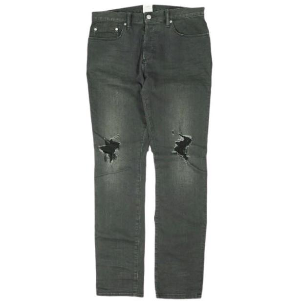 GAP x JOHN ELLIOTT ギャップ ジョンエリオット GQ stretch skinny jeans ダメージ加工スキニーデニムパンツ 30 WASHED BLACK ジーンズ | 