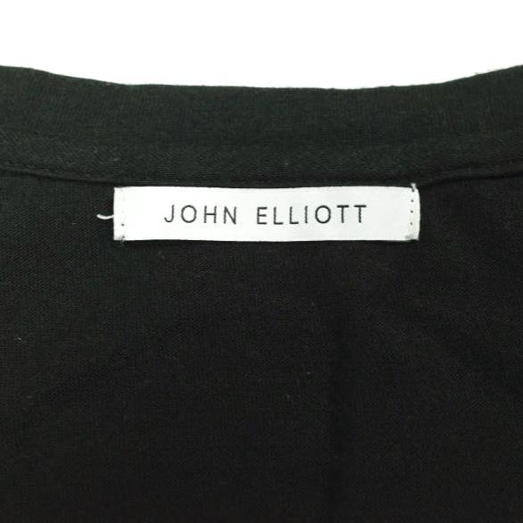 JOHN ELLIOTT ジョンエリオット アメリカ製 Basic Tee コットンモダール UネックTシャツ 3 BLACK 半袖 カットソー トップス g26852 |  | 02