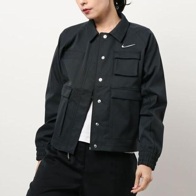 NIKE ナイキ Wmns Nsw Swoosh Woven Jacket ウィメンズ スウォッシュ ウーブン ジャケット CZ8900-010 XXL Black ブルゾン アウター g26855 |  | 02