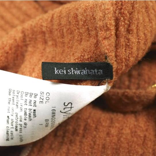 kei shirahata ケイシラハタ シャギーニットオールインワン 16WN0205003 1 BROWN styling キャミソール ジャンプスーツ g26868 |  | 06