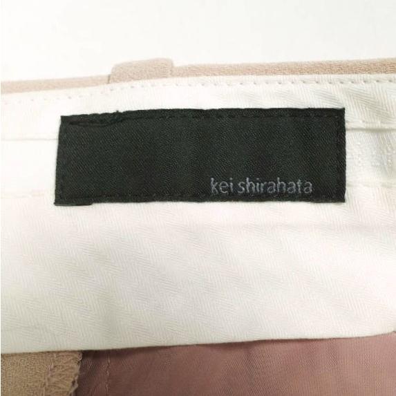 kei shirahata ケイシラハタ 日本製 サイドラインテーパードトラウザーズ 16WFP184073 1 ピンクベージュ パンツ styling 側章 ノープリーツ |  | 02