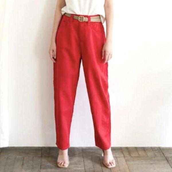 SeaRoomlynn シールームリン ダイイングカラーテーパード デニムパンツ 001240056 M パプリカ ジップフライ ジーンズ ボトムス g26871 |  | 02