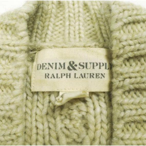 DENIM＆SUPPLY デニムアンドサプライ ケーブルニット ローゲージカーディガン XS Natural Ralph Lauren ラルフローレン アルパカ トップス |  | 02