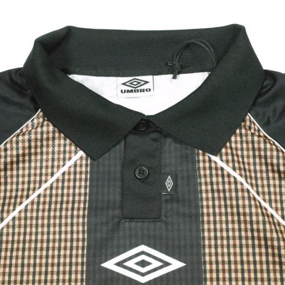 umbro x SLAM JAM アンブロ スラムジャム 25AW 別注 Cult Unity Check Polo チェックポロシャツ UBMW0401FA250 L BEIGE/BLACK ゲームシャツ |  | 04