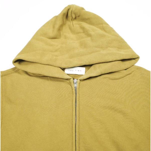 LES TIEN レスティエン アメリカ製 Crop Zip Hoodie スウェットジップパーカー M マスタード 裏毛 トップス g26881 |  | 02