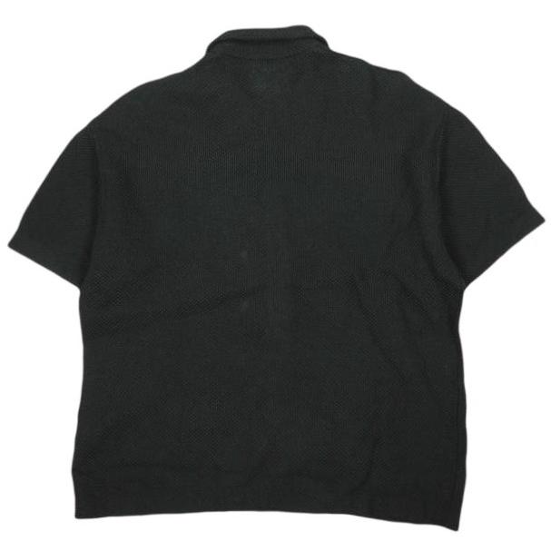 H BEAUTY＆YOUTH エイチ ビューティーアンドユース ギマコットン リンクス ニットシャツ 1228-105-0176 S BLACK 半袖 トップス g26884 |  | 01