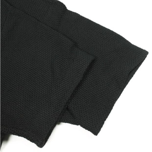 H BEAUTY＆YOUTH エイチ ビューティーアンドユース ギマコットン リンクス ニットシャツ 1228-105-0176 S BLACK 半袖 トップス g26884 |  | 05