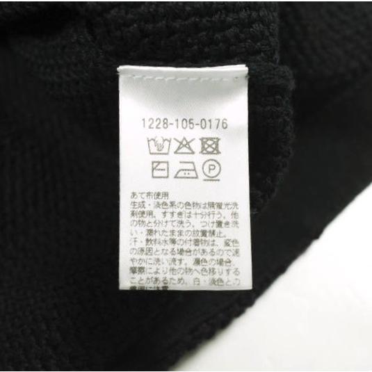 H BEAUTY＆YOUTH エイチ ビューティーアンドユース ギマコットン リンクス ニットシャツ 1228-105-0176 S BLACK 半袖 トップス g26884 |  | 07