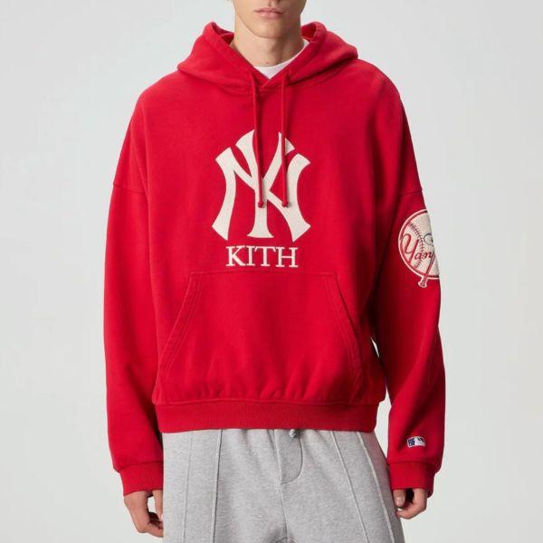 KITH NYC x The New York Yankees キス ニューヨークヤンキース 25AW 別注 Plush Fleece Cropped Braxton Hoodie S Fame MLB パーカー |  | 02
