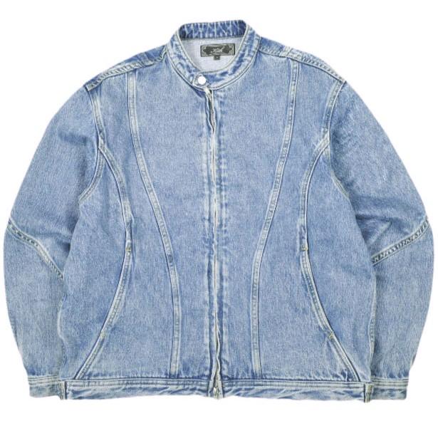 KITH NYC キスニューヨークシティ 26SS Kith Denim Adrien Moto Jacket デニム エイドリアン モト ジャケット S Mid Indigo Gジャン | 