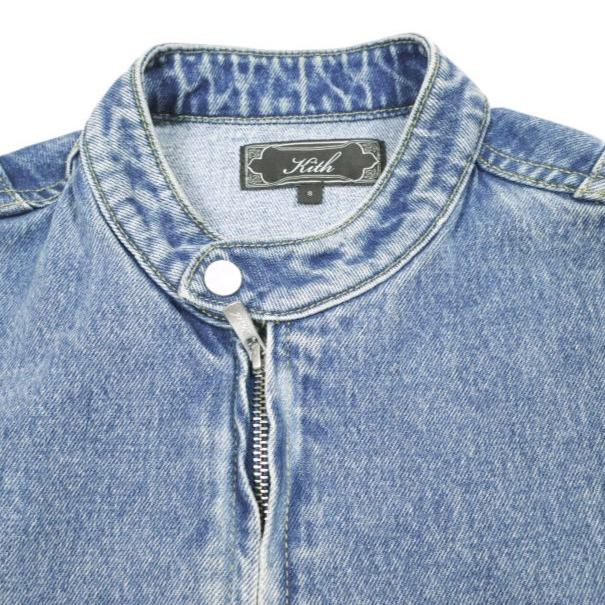 KITH NYC キスニューヨークシティ 26SS Kith Denim Adrien Moto Jacket デニム エイドリアン モト ジャケット S Mid Indigo Gジャン |  | 03