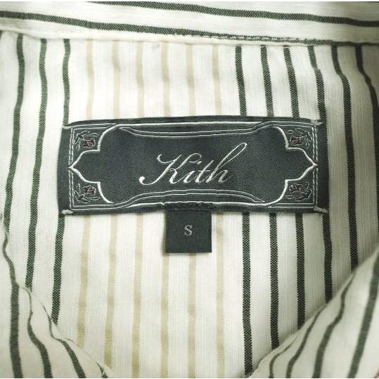 KITH NYC キスニューヨークシティ 25SS Seersucker Long-Sleeve Boxy Collared Overshirt シアサッカー ボクシーカラー オーバーシャツ S |  | 06