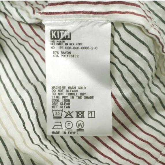 KITH NYC キスニューヨークシティ 25SS Seersucker Long-Sleeve Boxy Collared Overshirt シアサッカー ボクシーカラー オーバーシャツ S |  | 07