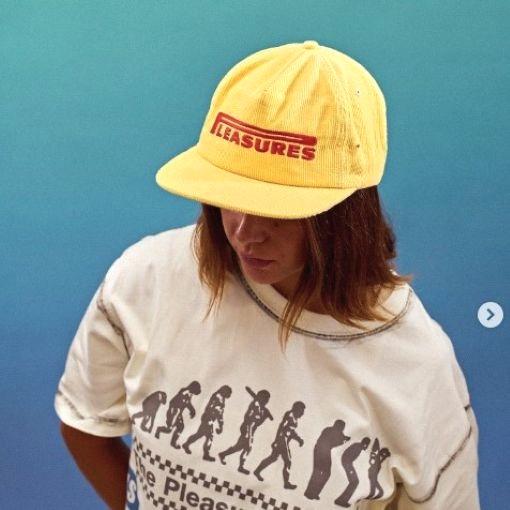 PLEASURES プレジャーズ 24SS PIT STOP CORDUROY CAP ピットストップ コーデュロイキャップ Free YELLOW 5パネル スナップバック 帽子 |  | 02