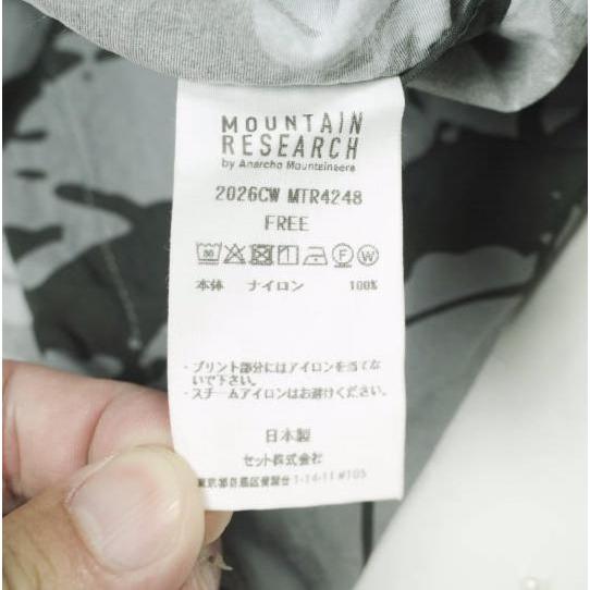 MOUNTAIN RESEARCH マウンテンリサーチ 26SS 日本製 Splatrail Poncho スプラトレイル ポンチョ MTR4248 Free Gray Charcoal アウター |  | 08