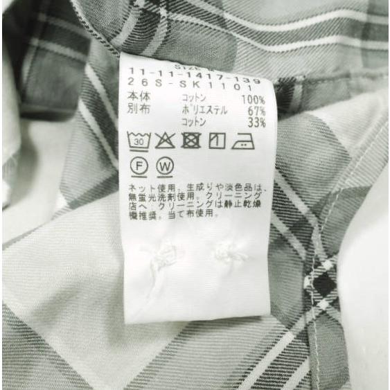 SSZ エスエスズィー 26SS ZUKA SHIRT オーバーサイズチェックシャツ 11-11-1417-139 M GREY BEAMS IWGP 窪塚洋介 キング トップス g26900 |  | 08