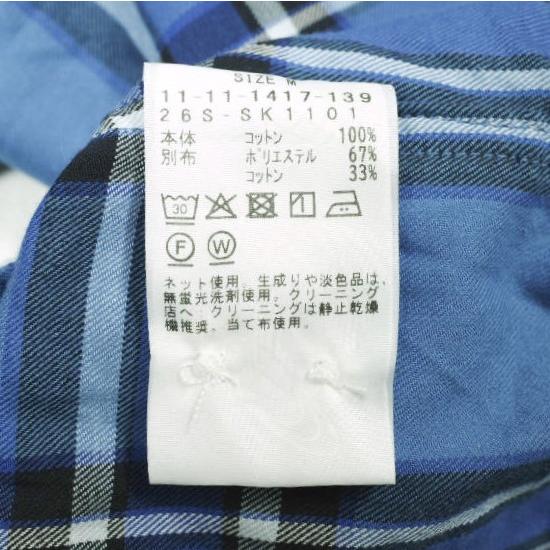 SSZ エスエスズィー 26SS ZUKA SHIRT オーバーサイズチェックシャツ 11-11-1417-139 M NAVY BEAMS IWGP 窪塚洋介 キング トップス g26901 |  | 08
