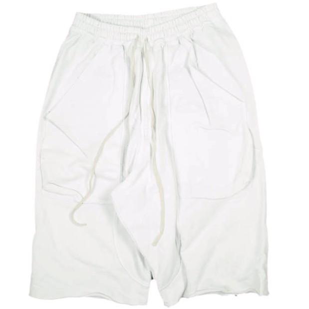Danke Schon ダンケシェーン CUT OFF SWEAT SHORTS カットオフスウェットショーツ 23S-PTL056-DS L WHITE イージー ショートパンツ g26937 | 