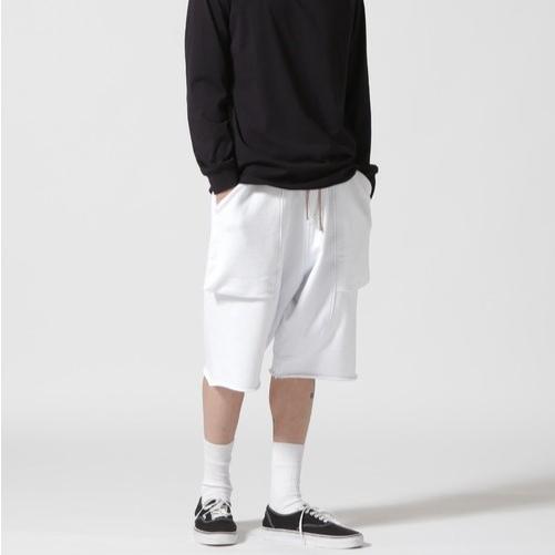 Danke Schon ダンケシェーン CUT OFF SWEAT SHORTS カットオフスウェットショーツ 23S-PTL056-DS L WHITE イージー ショートパンツ g26937 |  | 02