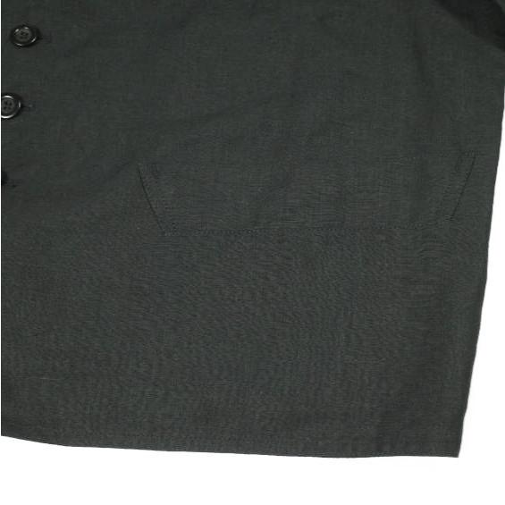 ANATOMICA アナトミカ フランス製 DOLMAN JACKET - LINEN LISMORE リネン ドルマンジャケット XL BLACK ドールマン 定価110,000円 アウター |  | 05