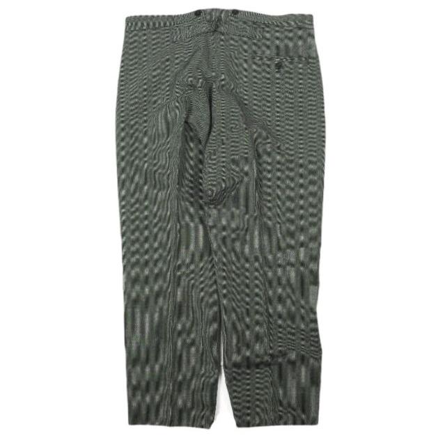 ANATOMICA アナトミカ TENNIS PANTS - LINEN COTTON WABASH STRIPE テニスパンツ リネンコットン ウォバッシュストライプ 46 BLACK |  | 01