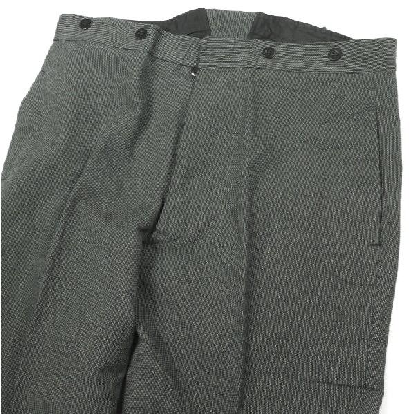 ANATOMICA アナトミカ TENNIS PANTS - LINEN COTTON WABASH STRIPE テニスパンツ リネンコットン ウォバッシュストライプ 46 BLACK |  | 03
