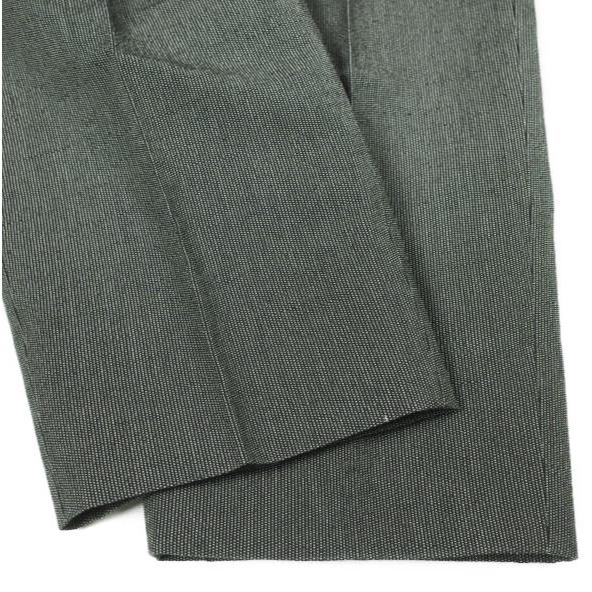 ANATOMICA アナトミカ TENNIS PANTS - LINEN COTTON WABASH STRIPE テニスパンツ リネンコットン ウォバッシュストライプ 46 BLACK |  | 06