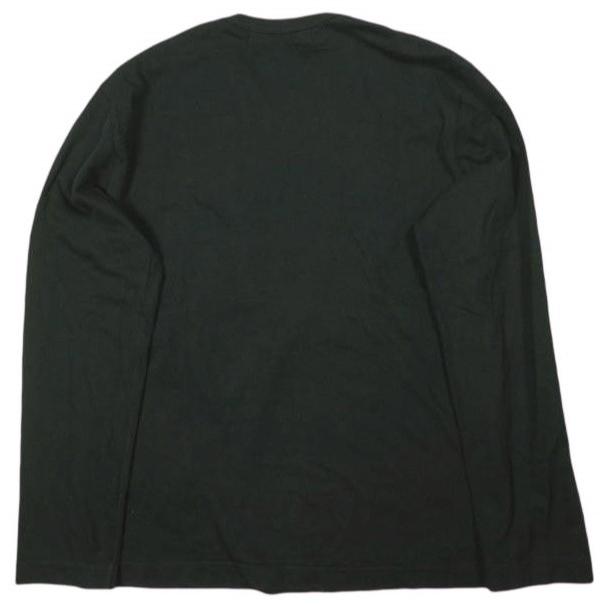 PLAY COMME des GARCONS プレイコムデギャルソン 日本製 L/S TEE - RED HEART ハートワッペン刺繍 ロングスリーブTシャツ YZ-T056 M BLACK |  | 01