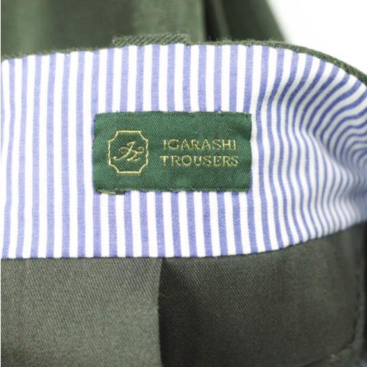 IGARASHI TROUSERS イガラシトラウザーズ WOOL 2PLEATS TAPERED ウール 