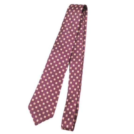 KITON キートン イタリア製 小花柄シルクネクタイ Bordeaux フラワー フローラルプリント g26989 |  | 01