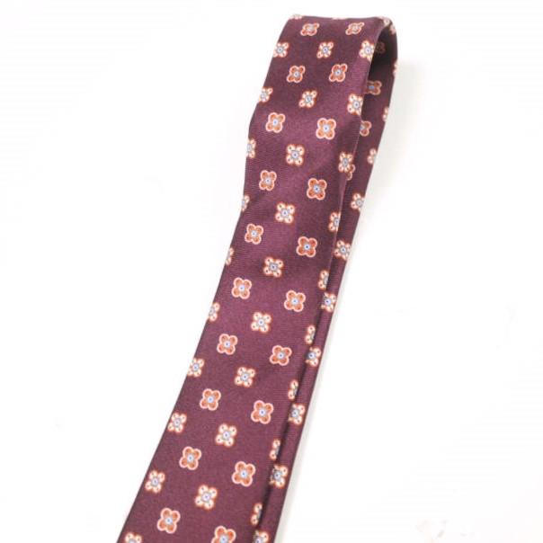 KITON キートン イタリア製 小花柄シルクネクタイ Bordeaux フラワー フローラルプリント g26989 |  | 04