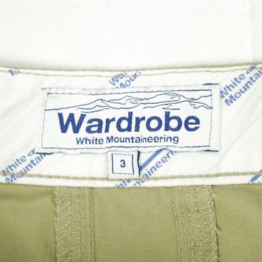 WHITE MOUNTAINEERING ホワイトマウンテニアリング Wardrobe クライミングチノショーツ WR1071405 3 BEIGE T/C ベルテッド ショートパンツ |  | 02