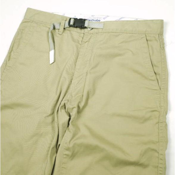 WHITE MOUNTAINEERING ホワイトマウンテニアリング Wardrobe クライミングチノショーツ WR1071405 3 BEIGE T/C ベルテッド ショートパンツ |  | 03