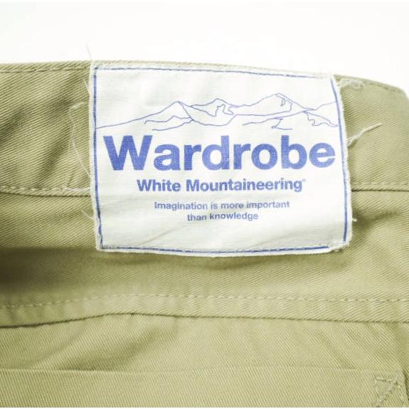 WHITE MOUNTAINEERING ホワイトマウンテニアリング Wardrobe クライミングチノショーツ WR1071405 3 BEIGE T/C ベルテッド ショートパンツ |  | 06