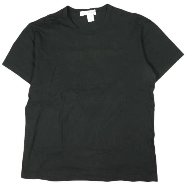 COMME des GARCONS SHIRT コムデギャルソンシャツ Cotton jersey plain with logo back バックロゴTシャツ S26122 L BLACK 半袖 トップス | 