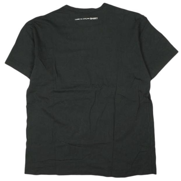 COMME des GARCONS SHIRT コムデギャルソンシャツ Cotton jersey plain with logo back バックロゴTシャツ S26122 L BLACK 半袖 トップス |  | 01