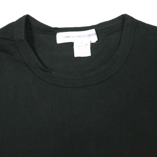 COMME des GARCONS SHIRT コムデギャルソンシャツ Cotton jersey plain with logo back バックロゴTシャツ S26122 L BLACK 半袖 トップス |  | 04